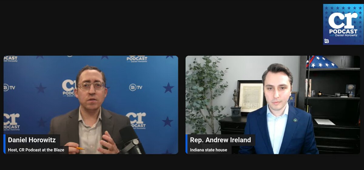Daniel Horowitz interviewing Andrew Ireland on the Conservative Review podcast